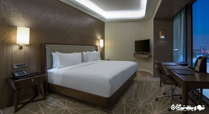 نمای تخت بزرگ اتاق کینگ